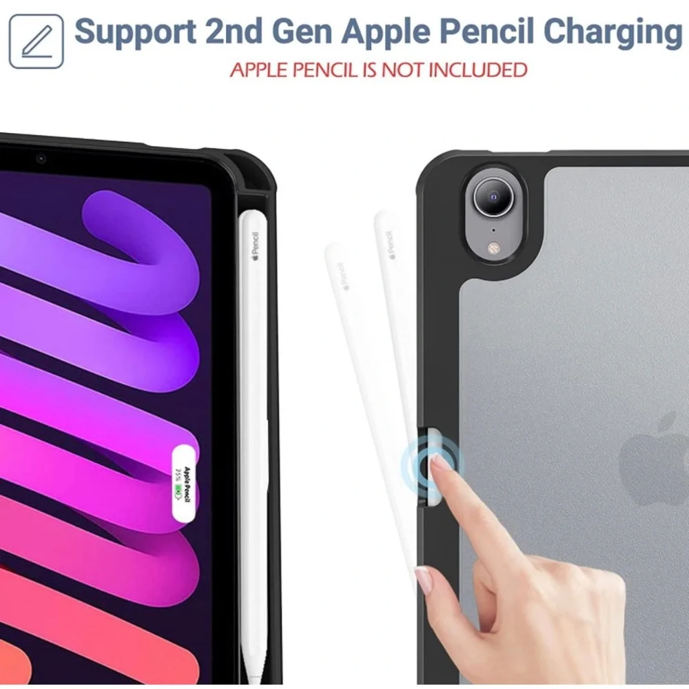 iPad Mini 6 6th Generation Case 8.3 Inch with Pencil Holder